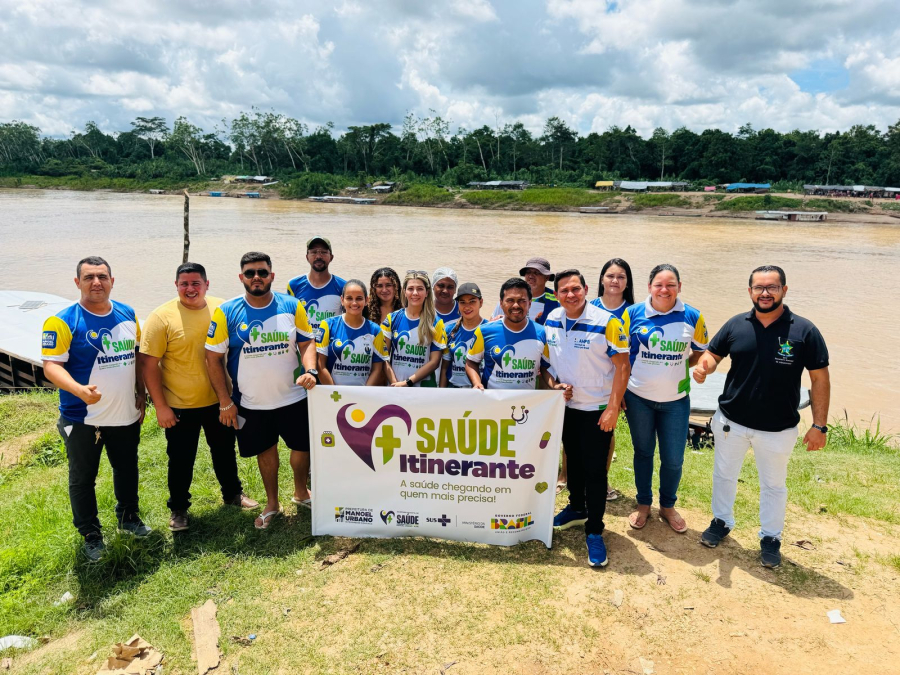 Vice-prefeito Careca  acompanha equipe de saúde Itinerante que atenderá o Baixo Purus